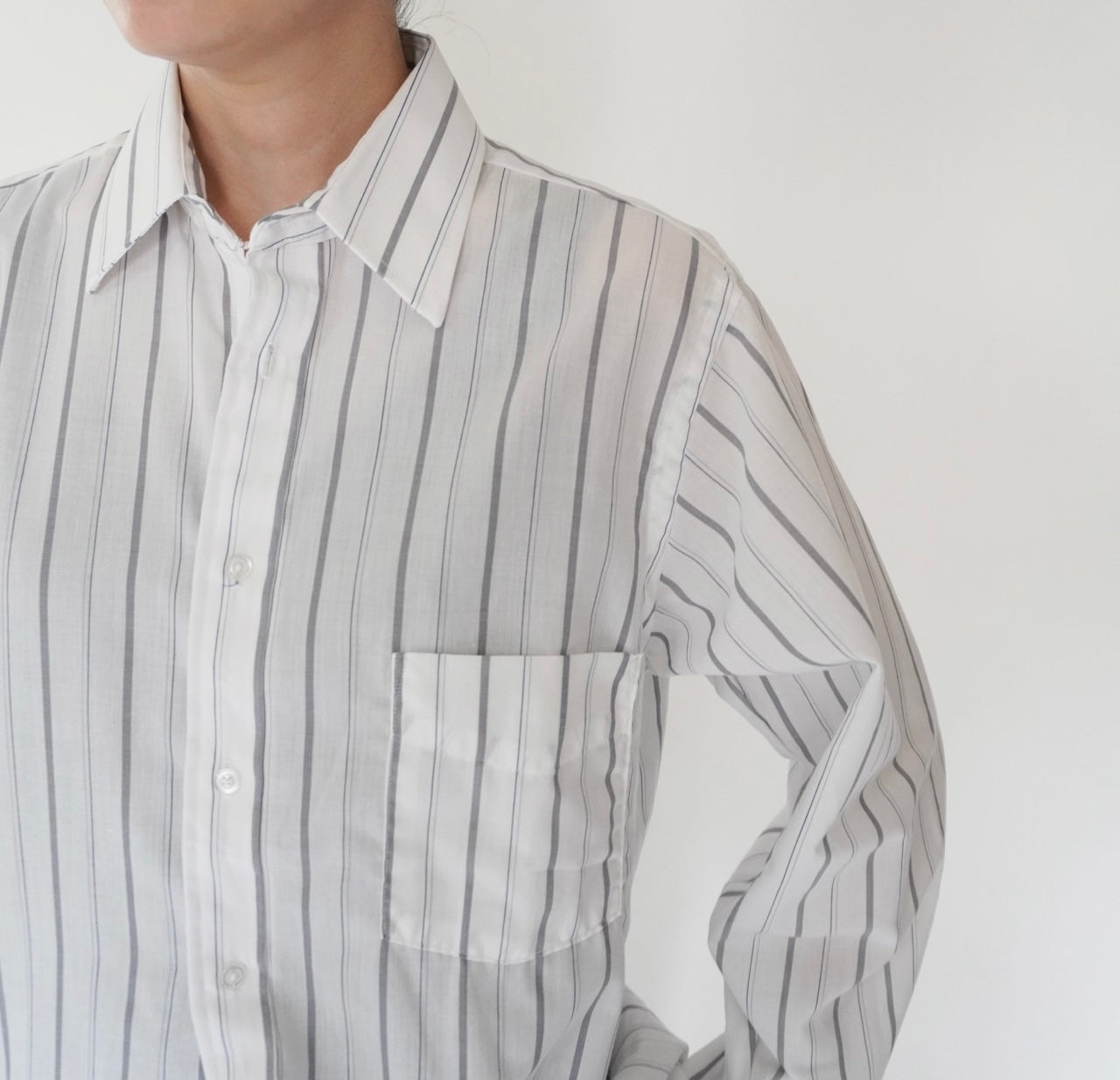 90s Striped Shirt Made in USA