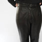 90s Black Leather Pants