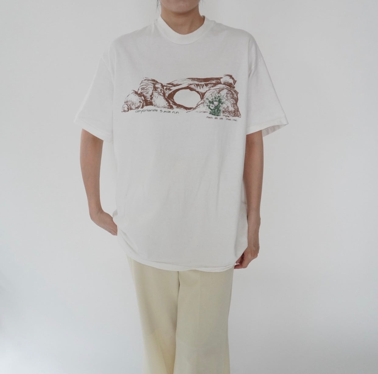 90s Printed T-shirt Made in USA