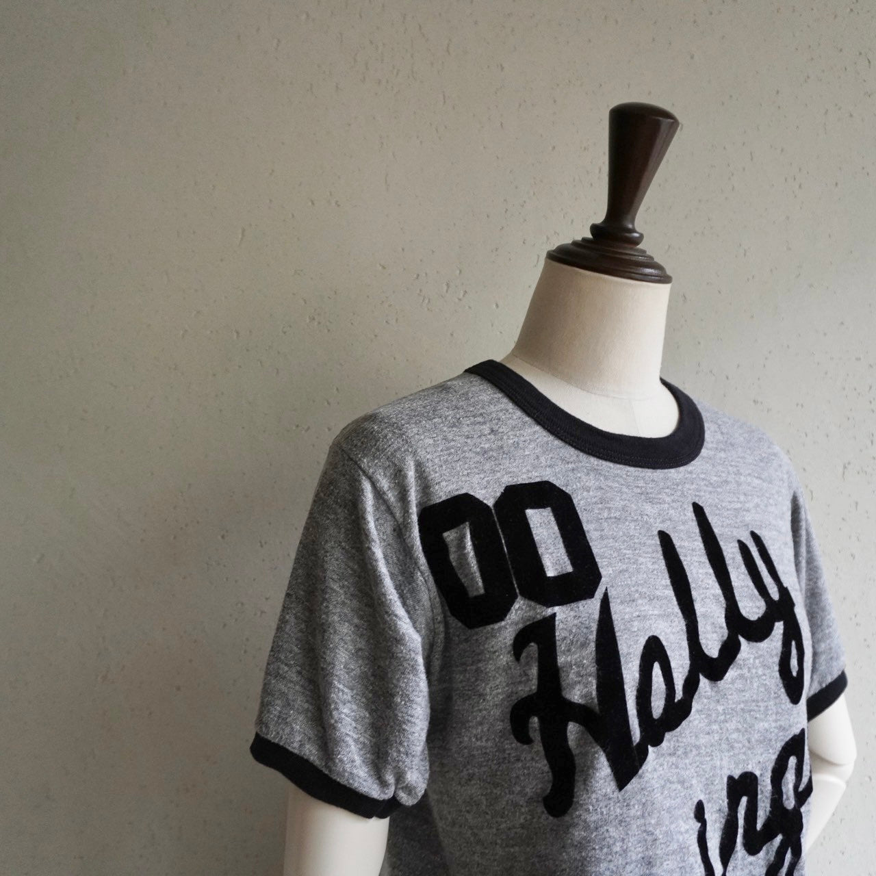 80s Flock Print T-shirt Made in USA