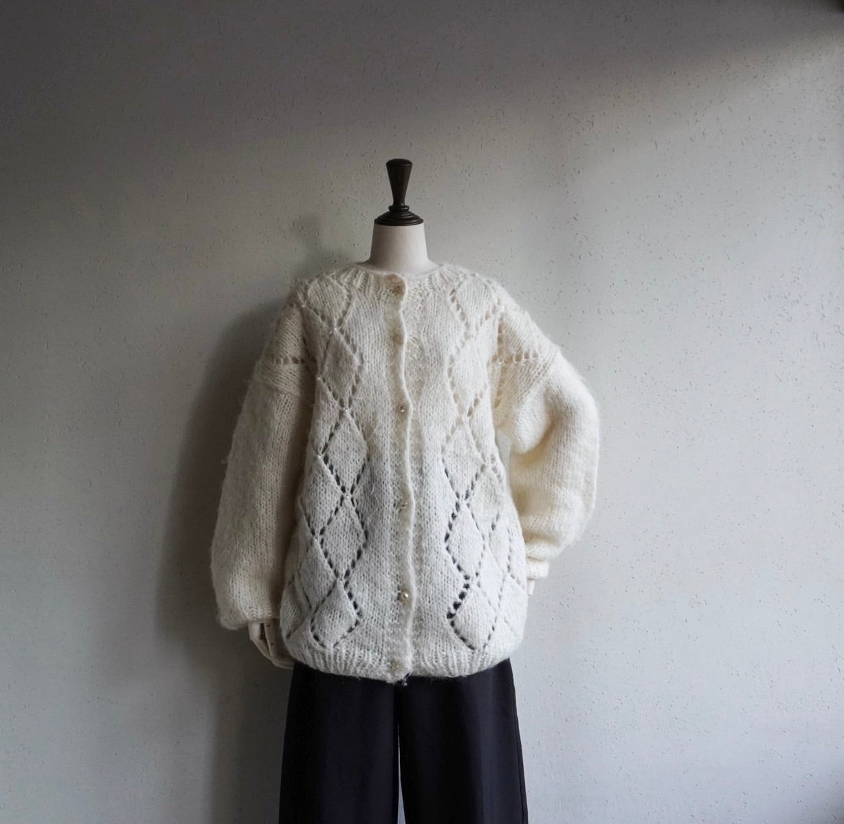 80s Design Knit Cardigan