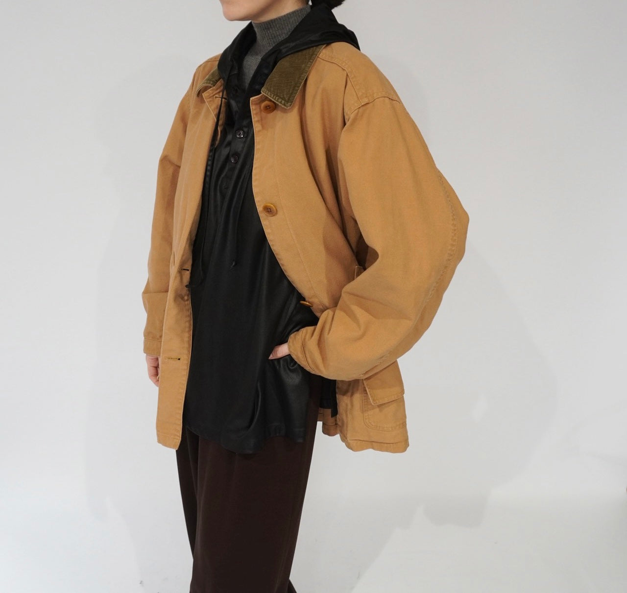 90s Hooded Blouse