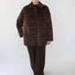 90s Velour Quilted Jacket Made in Italy