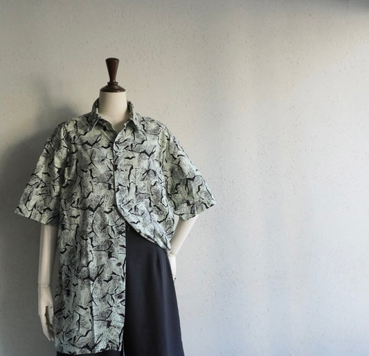 90s EURO Printed Cotton Shirt