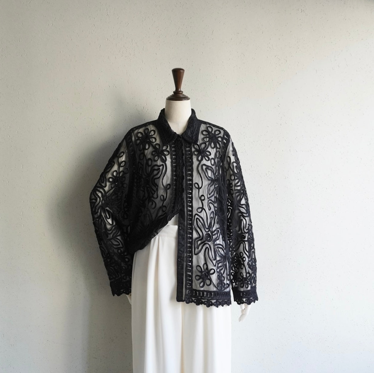 90s Cord Lace Shirt,Jacket