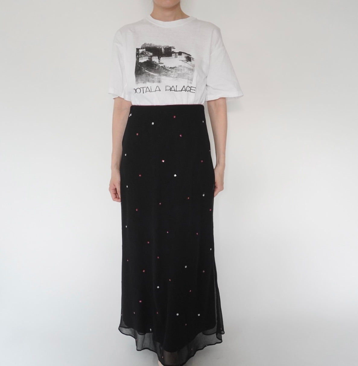 90s Beads Design Skirt