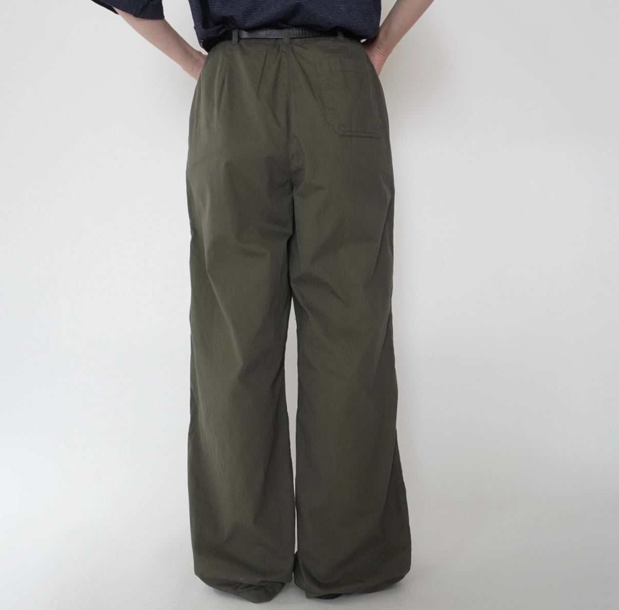 90s Cotton Wide Pants