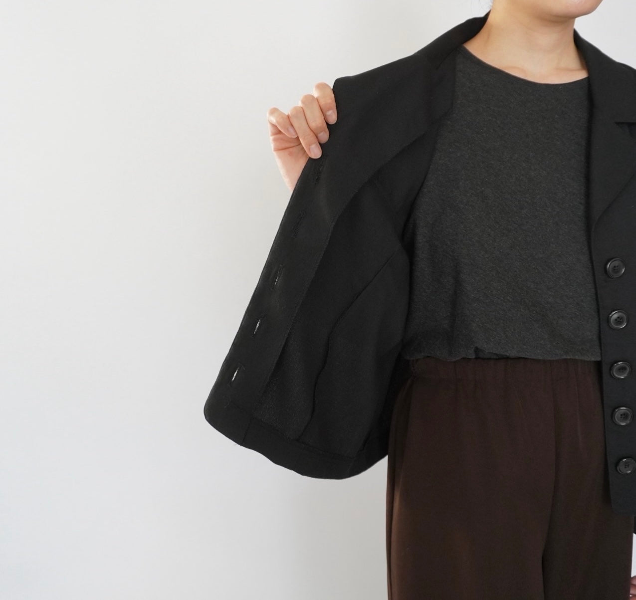 90s Black Jacket,Shirt