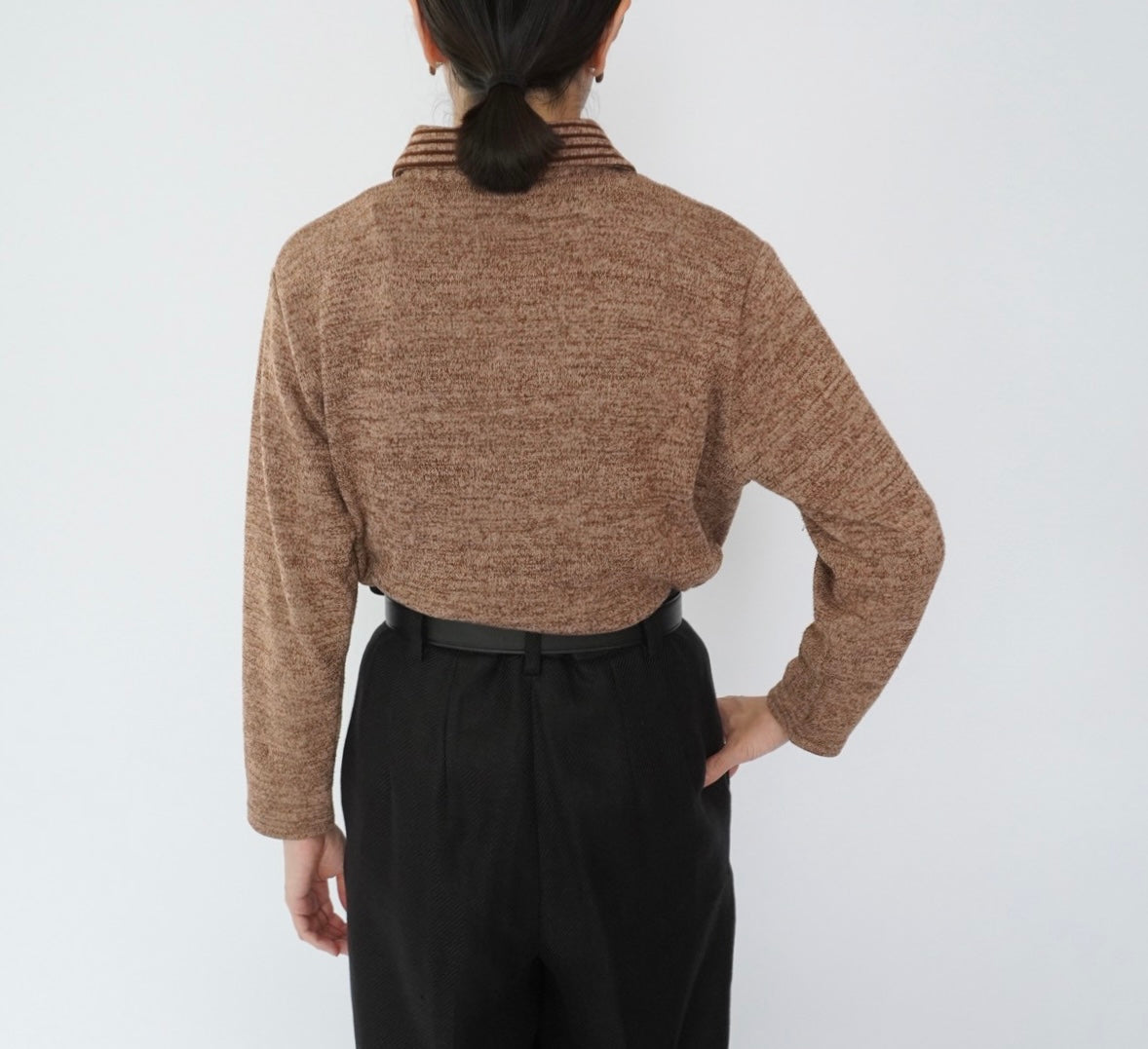 90s Brown Design Top
