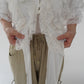 80s Lace Design Blouse