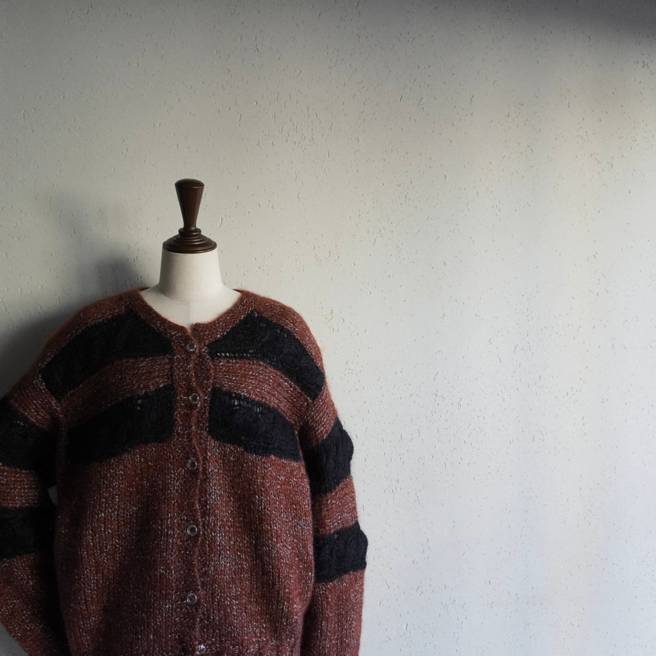 80s EURO Mohair Knit Cardigan