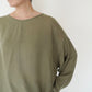 90s Khaki Rayon Blouse