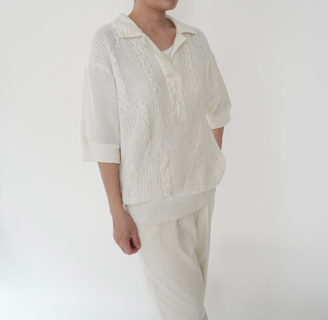 80s Knit Design Top