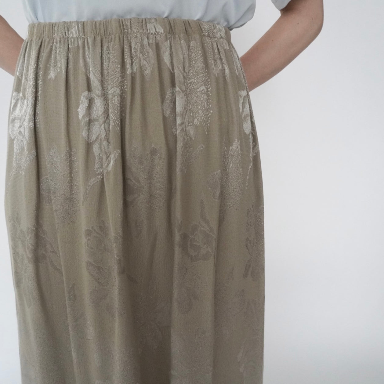 90s Pattern Skirt Made in USA
