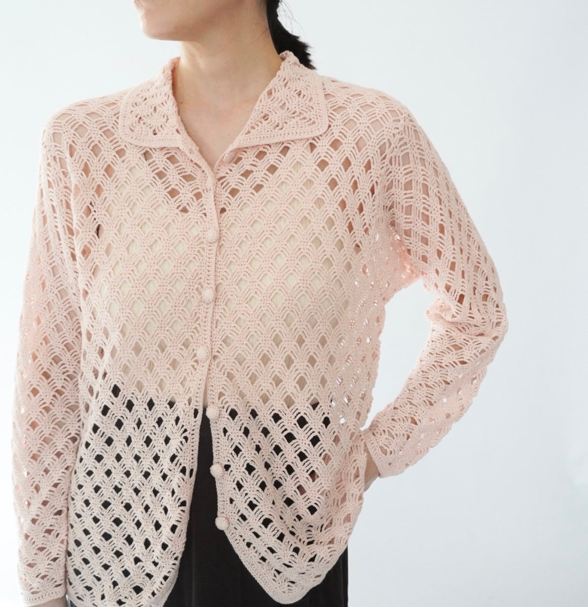 90s Crochet Shirt