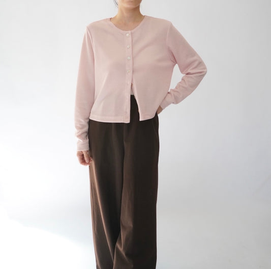 90s Light Pink Top Made in USA