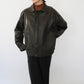 90s Leather Jacket Made in France