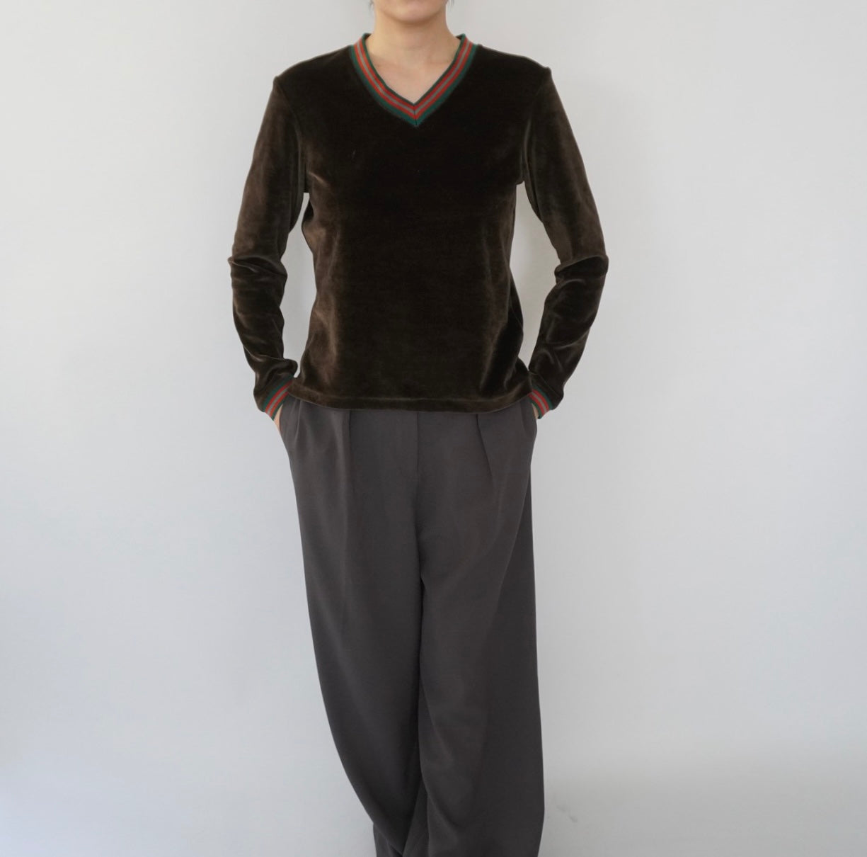 90s Velour Top