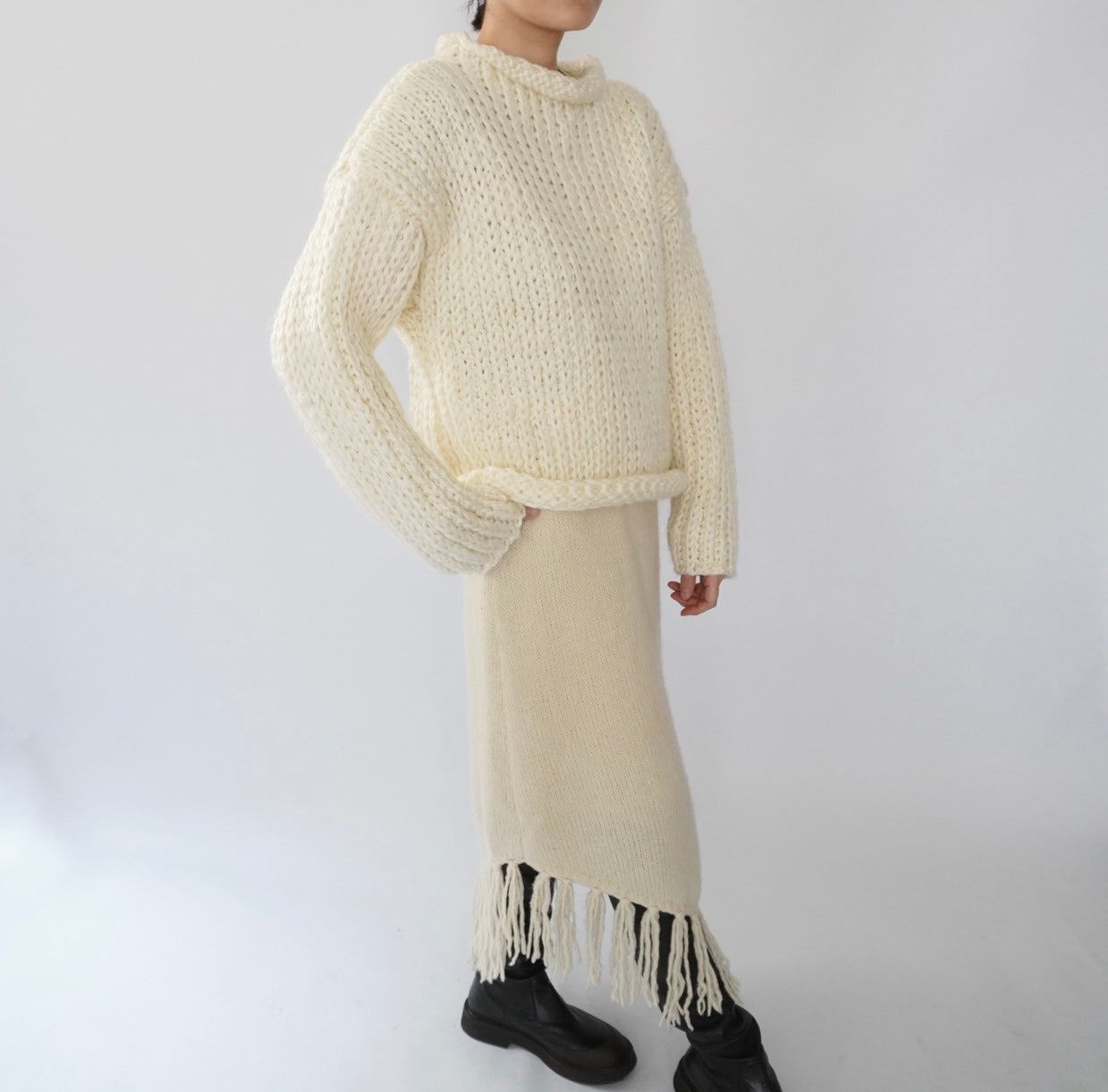 60s  Hand Made Knit