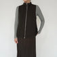 90s EURO Zipped Top、Vest Handloomed in California