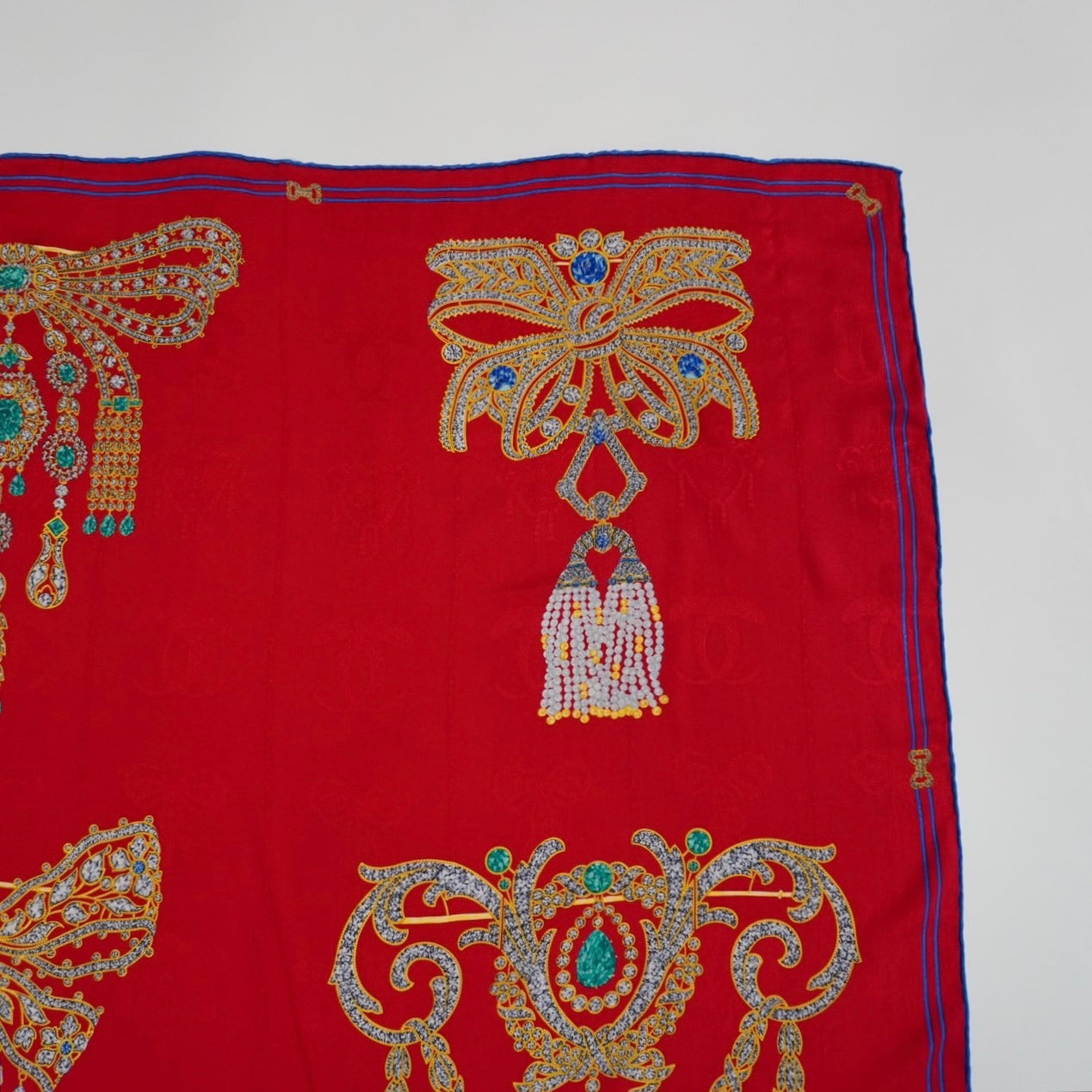 "Cartier" Silk Scarf Made in Italy