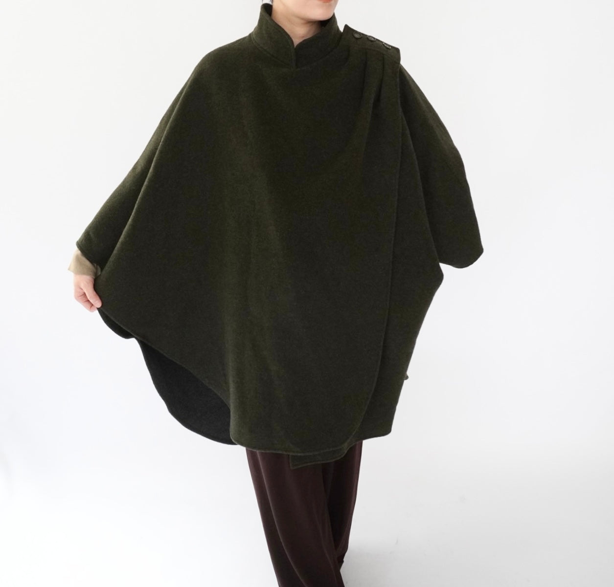 90s Design Poncho Jacket