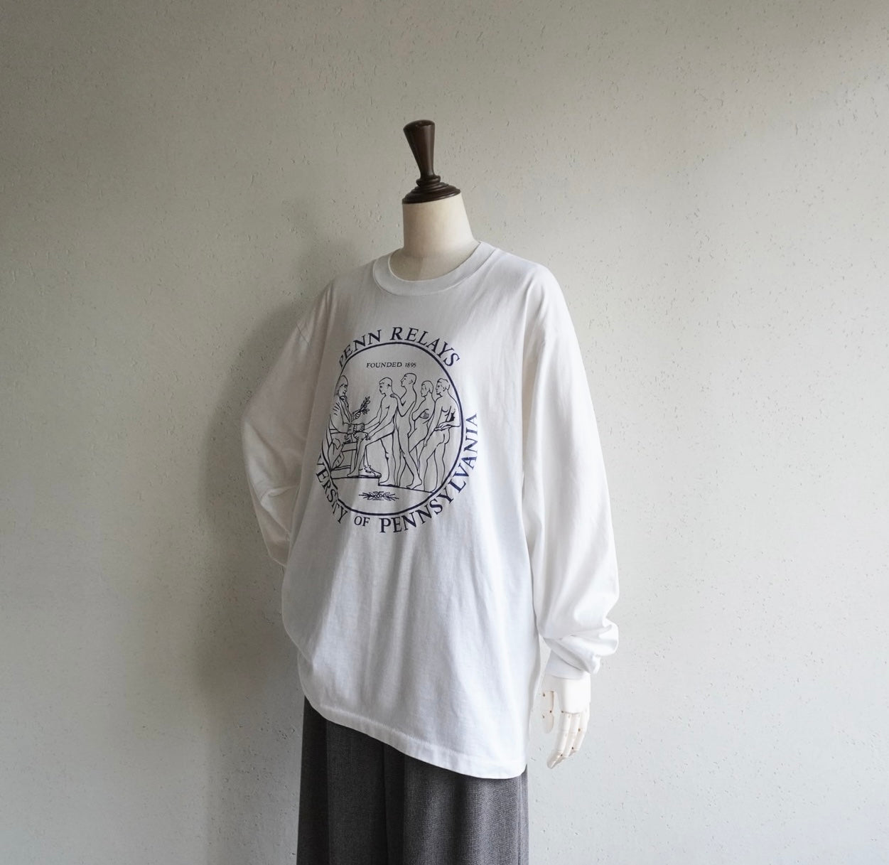 90s Printed Long Sleeves T-shirt