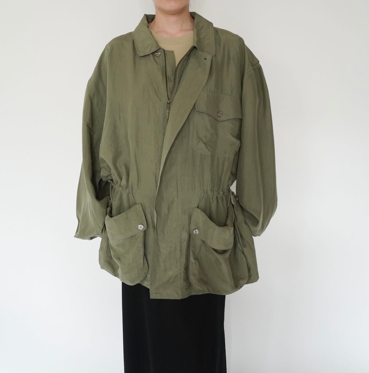 90s Silk Light Jacket