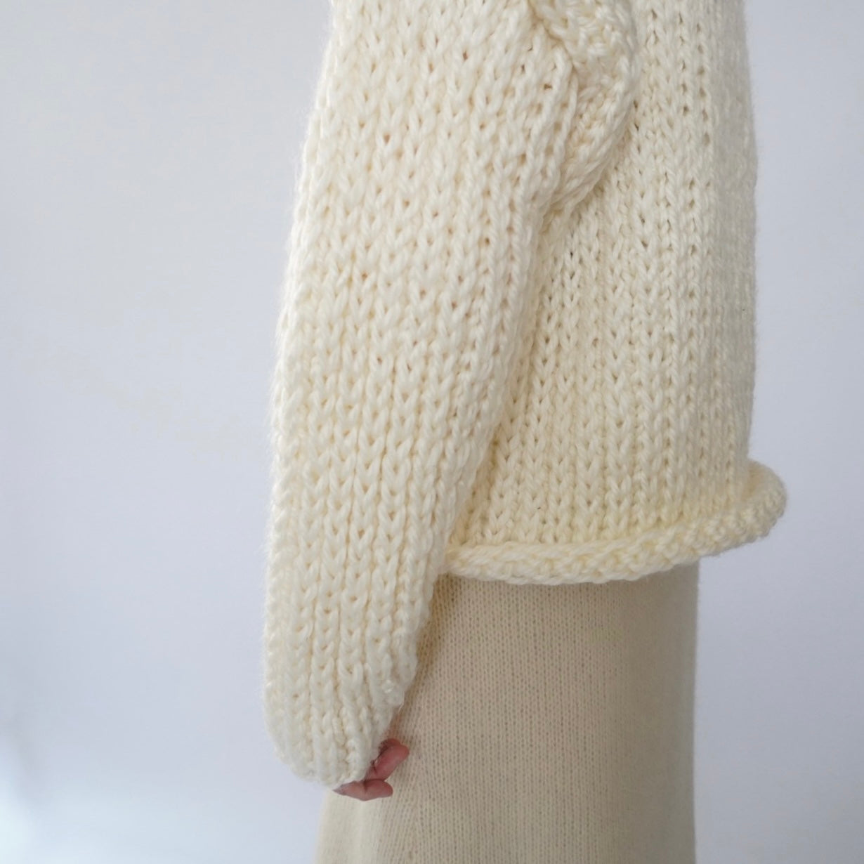 60s  Hand Made Knit