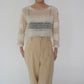 90s Sheer Lace Design Top