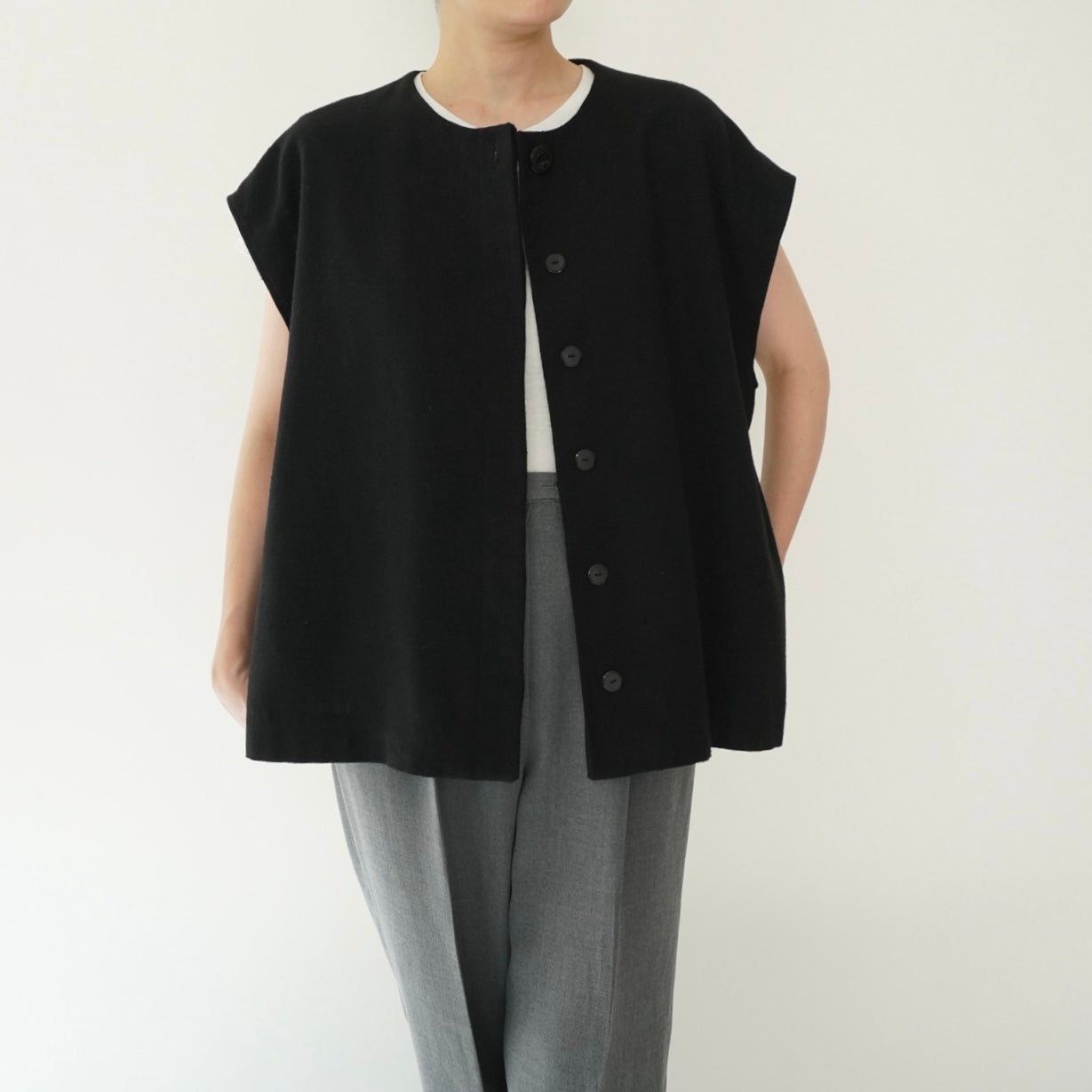 80s Boxy Top,Vest