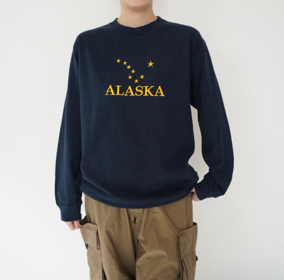 00s Embroidery Long Sleeves T-shirt
