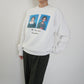 90s Photo Printed Sweater Made in Canada