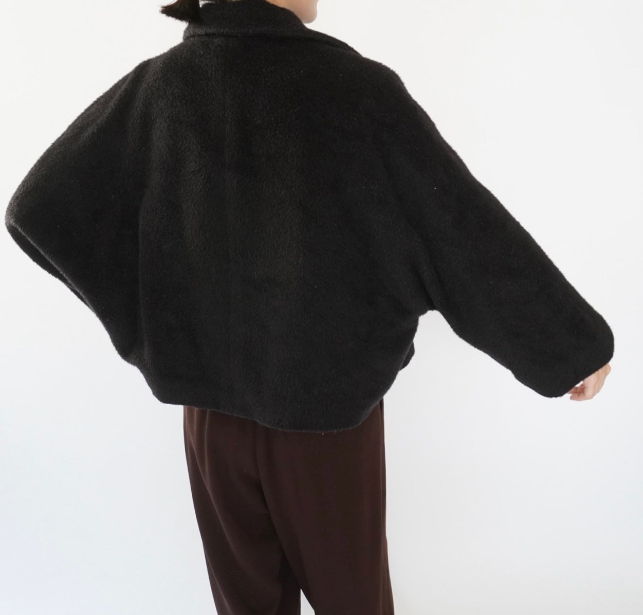 90s Shaggy Mohair Jacket  Made in Italy