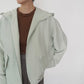 90s Linen×Silk Hoodie Jacket