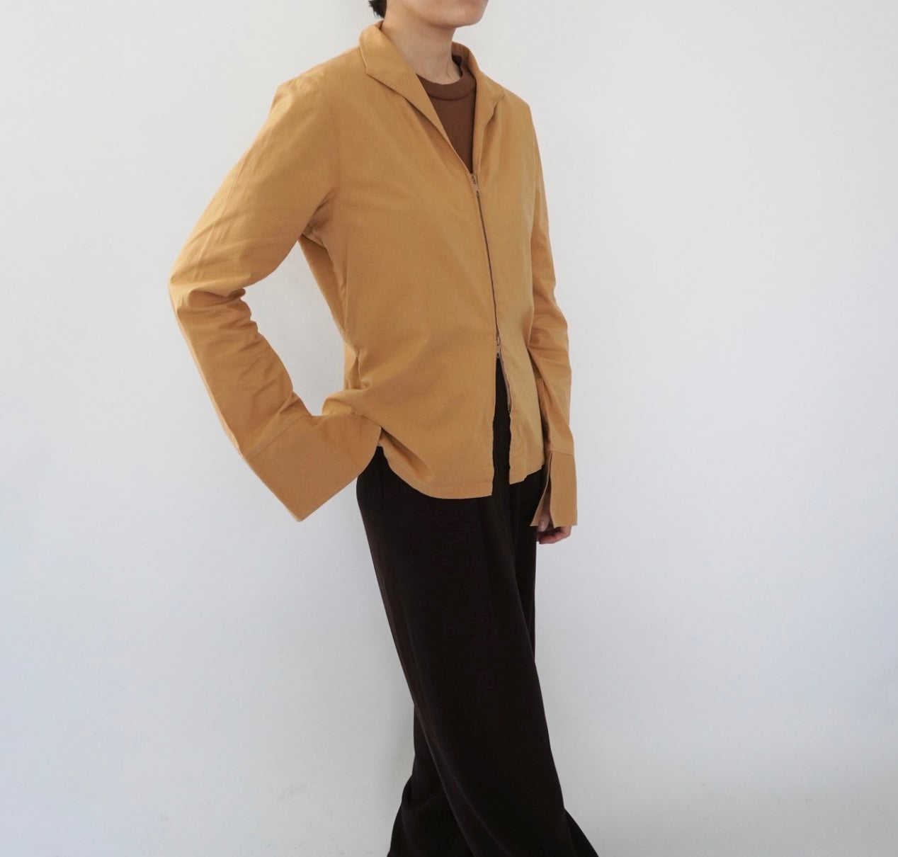 90s"NARACAMICIE" Zipped Shirt