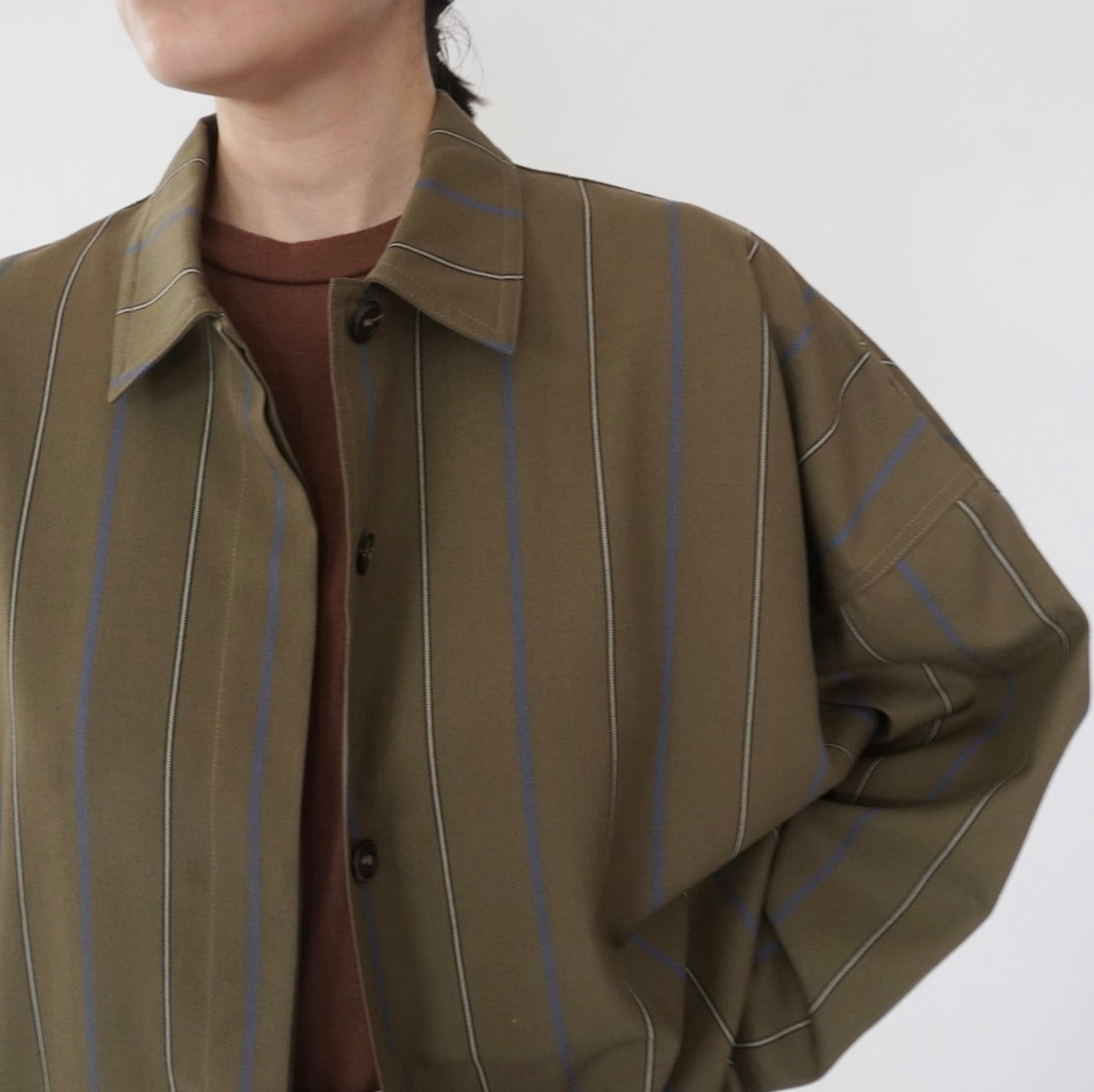 80s Striped Light Jacket Made in Italy
