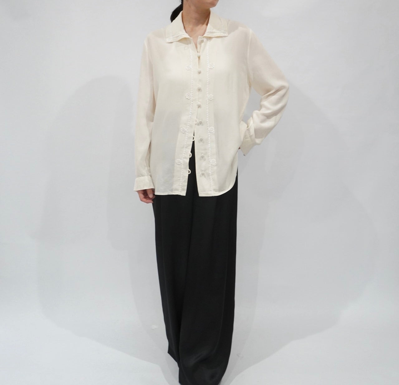 90s Silk Design Shirt