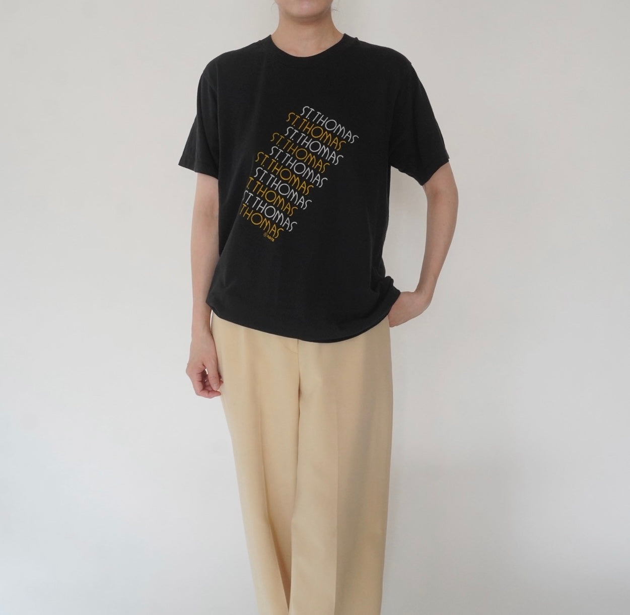 80s Printed T-shirt Made in USA