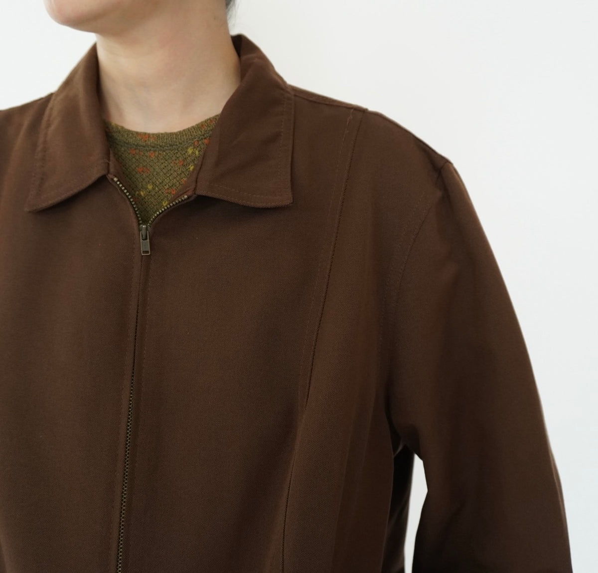 90s Brown Light Jacket