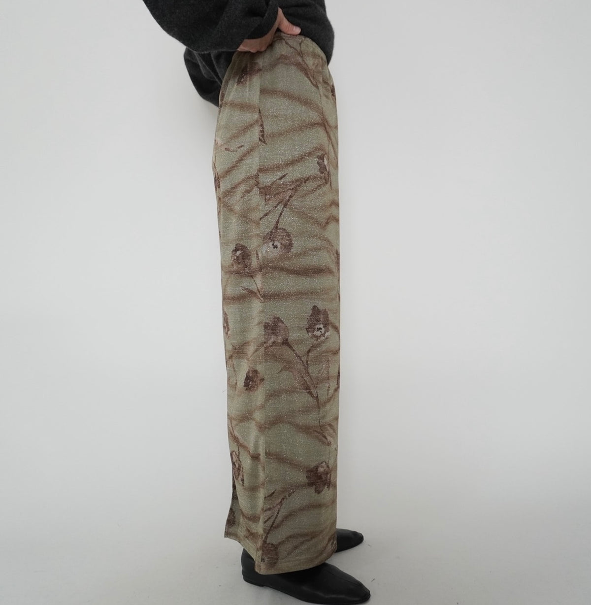 90s Flower Pattern Skirt  Made in USA