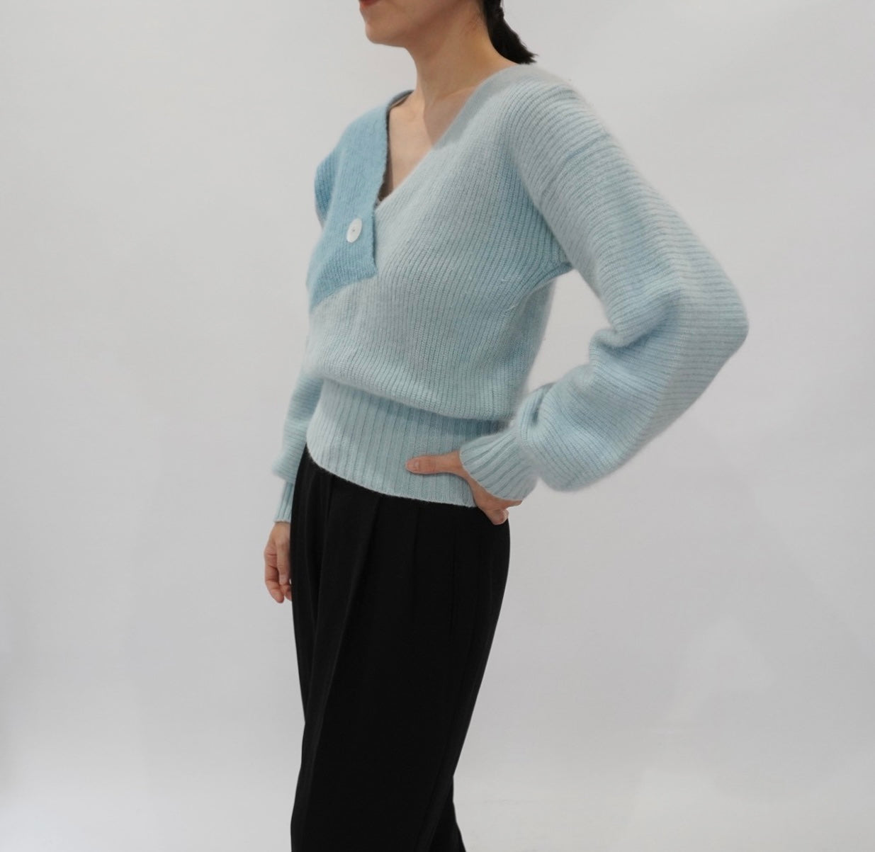 80s Angora Knit Top