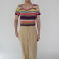 90s Multi Striped Top