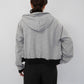 90s Hooded Zip Sweater