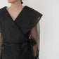 90s Sheer Design Blouse
