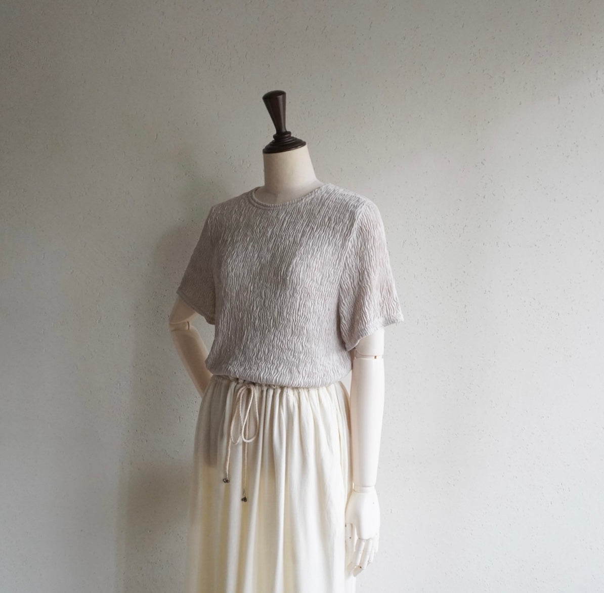 90s Pleated Top Made in USA