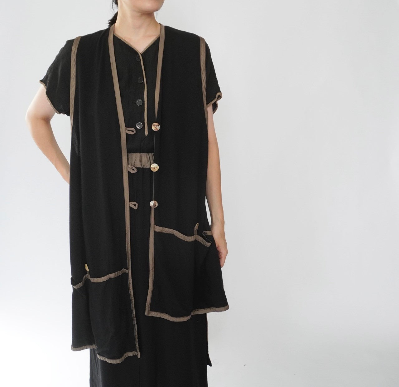 80s Rayon Design Vest