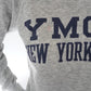 80s YMCA Printed Sweater Made in USA