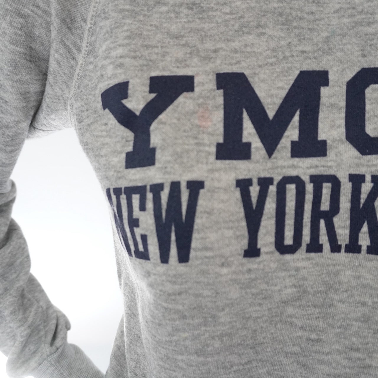 80s YMCA Printed Sweater Made in USA