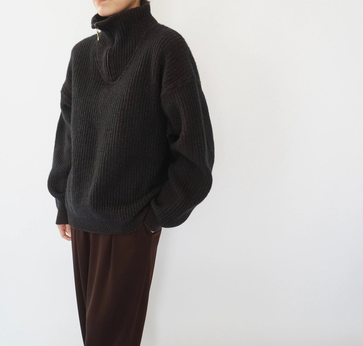 90s Half Zip Knit Made in Italy